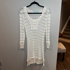 Solitaire Swim Large Crocheted Coverup
